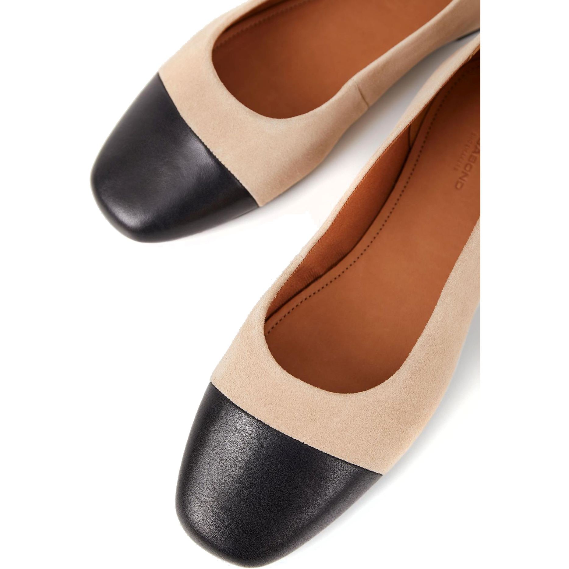 VAGABOND Balerinos moterims, Smėlio, Jolin ballerinas 4