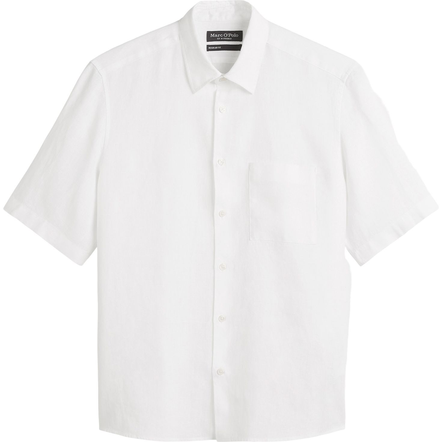 MARC O'POLO Marškiniai trump. rankovėmis vyrams, Balta 1