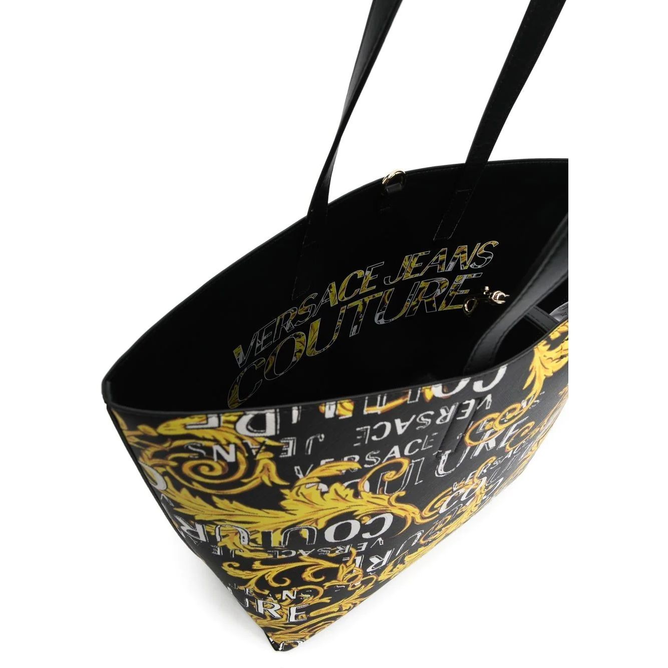 VERSACE JEANS CUTURE Rankinė, krepšys moterims, BLACK/GOLD, Range z bag 4