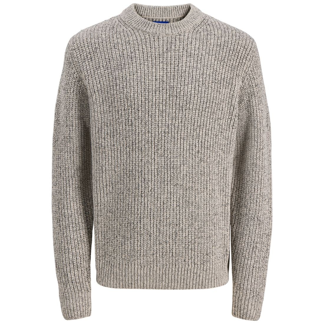 JACK & JONES Megztinis vyrams, Gray, Bleecker knit crew neck