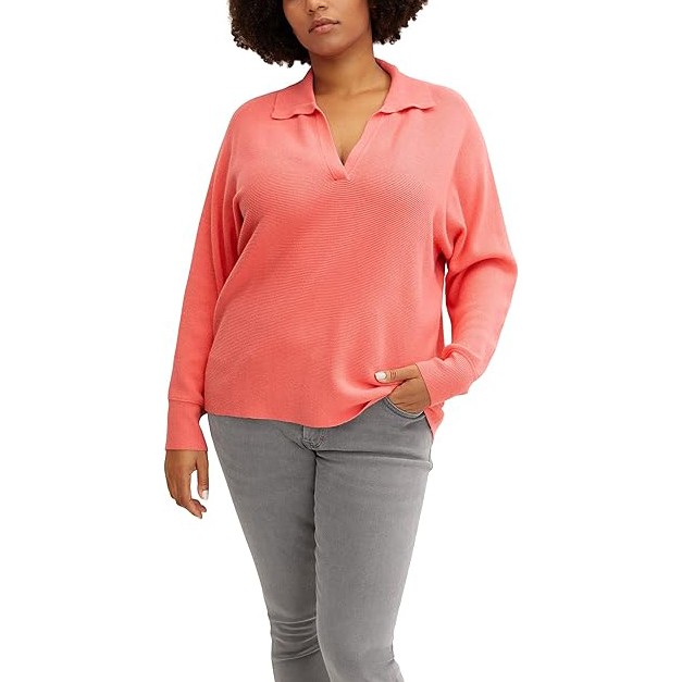 TOM TAILOR Megztinis moterims, Rožinė, Megztinis 2