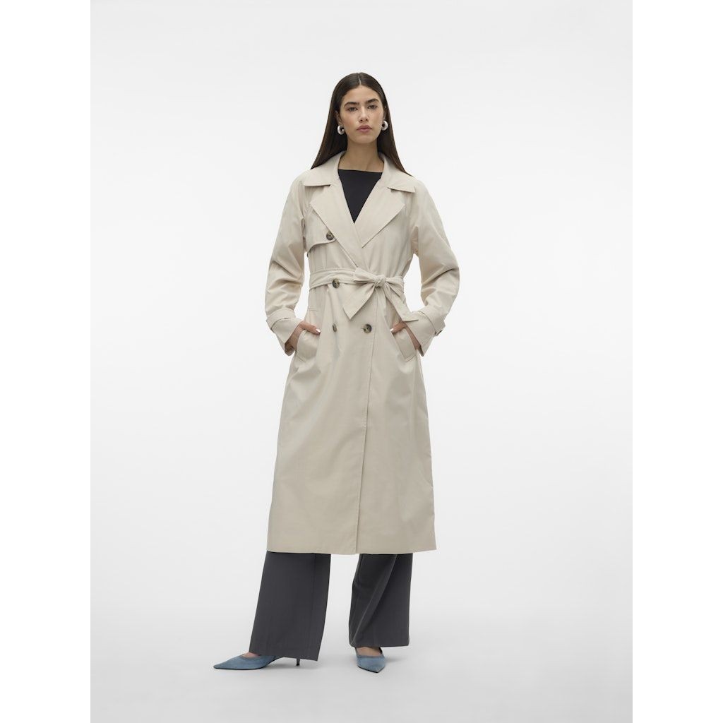 VERO MODA Paltas moterims, Sidabrinė, Vmtessa coats 6