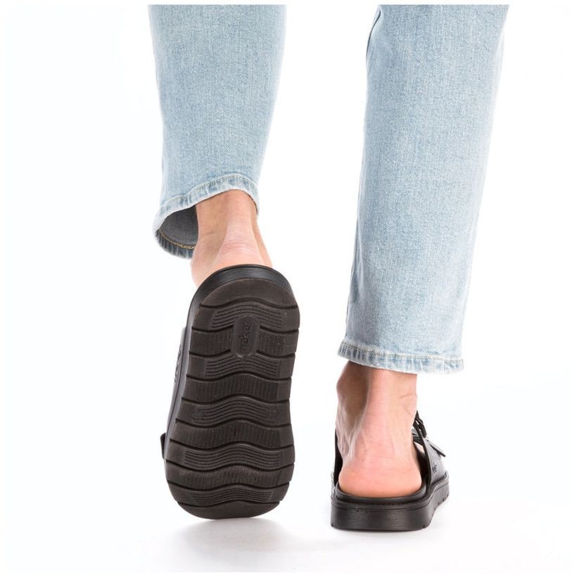 RIEKER Šlepetės vyrams, Juoda, SLIPPERS 6