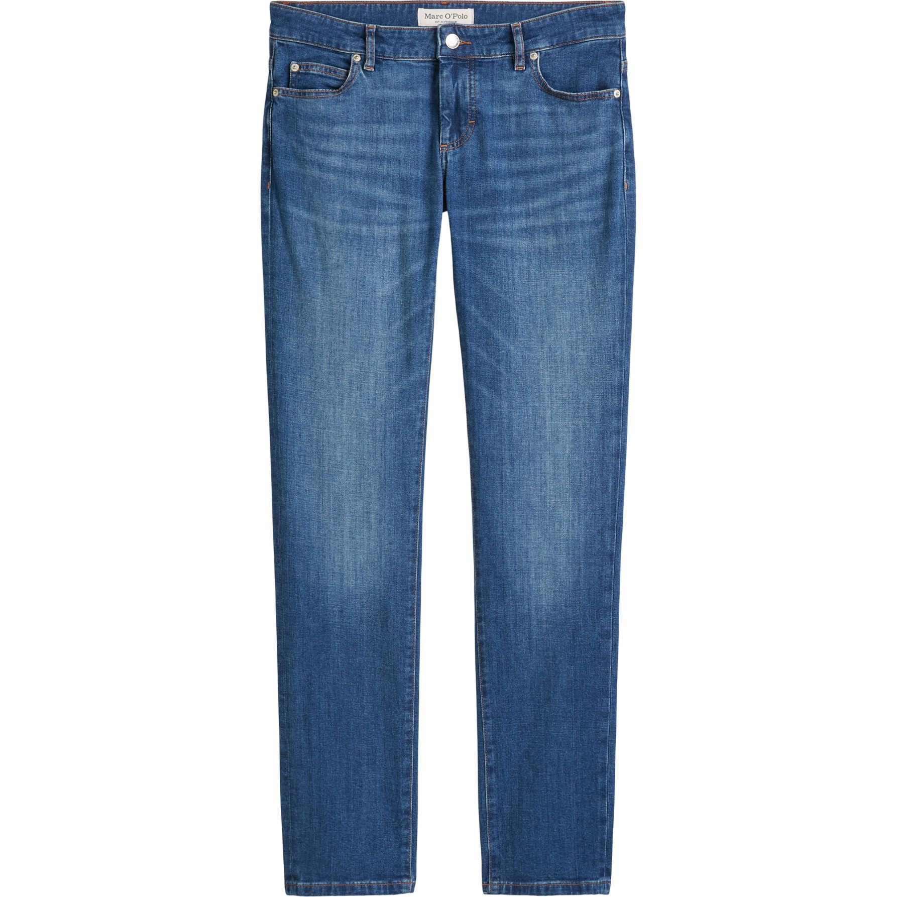 MARC O'POLO Tiesūs džinsai moterims, Mėlyna, Straight 502921612051 1