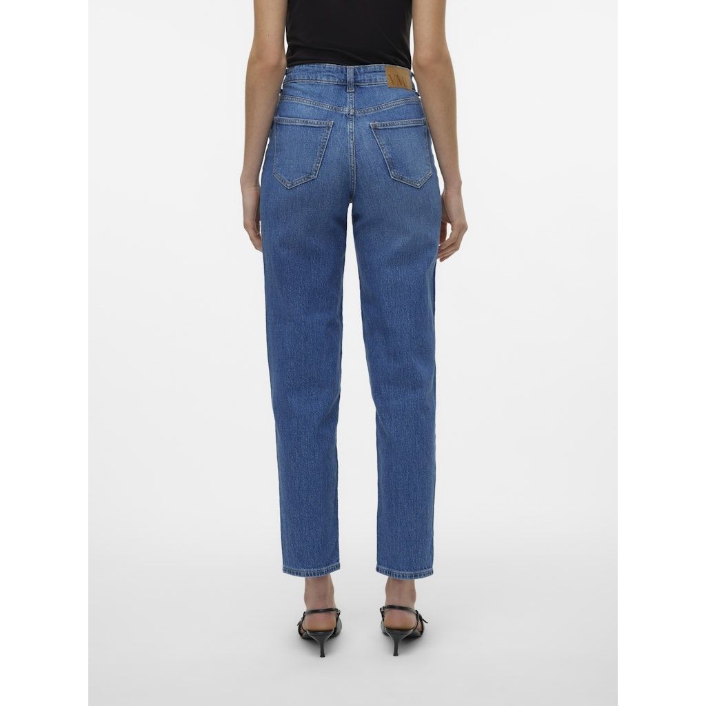 VERO MODA Aptempti džinsai moterims, Mėlyna, Tessa mom jeans 4