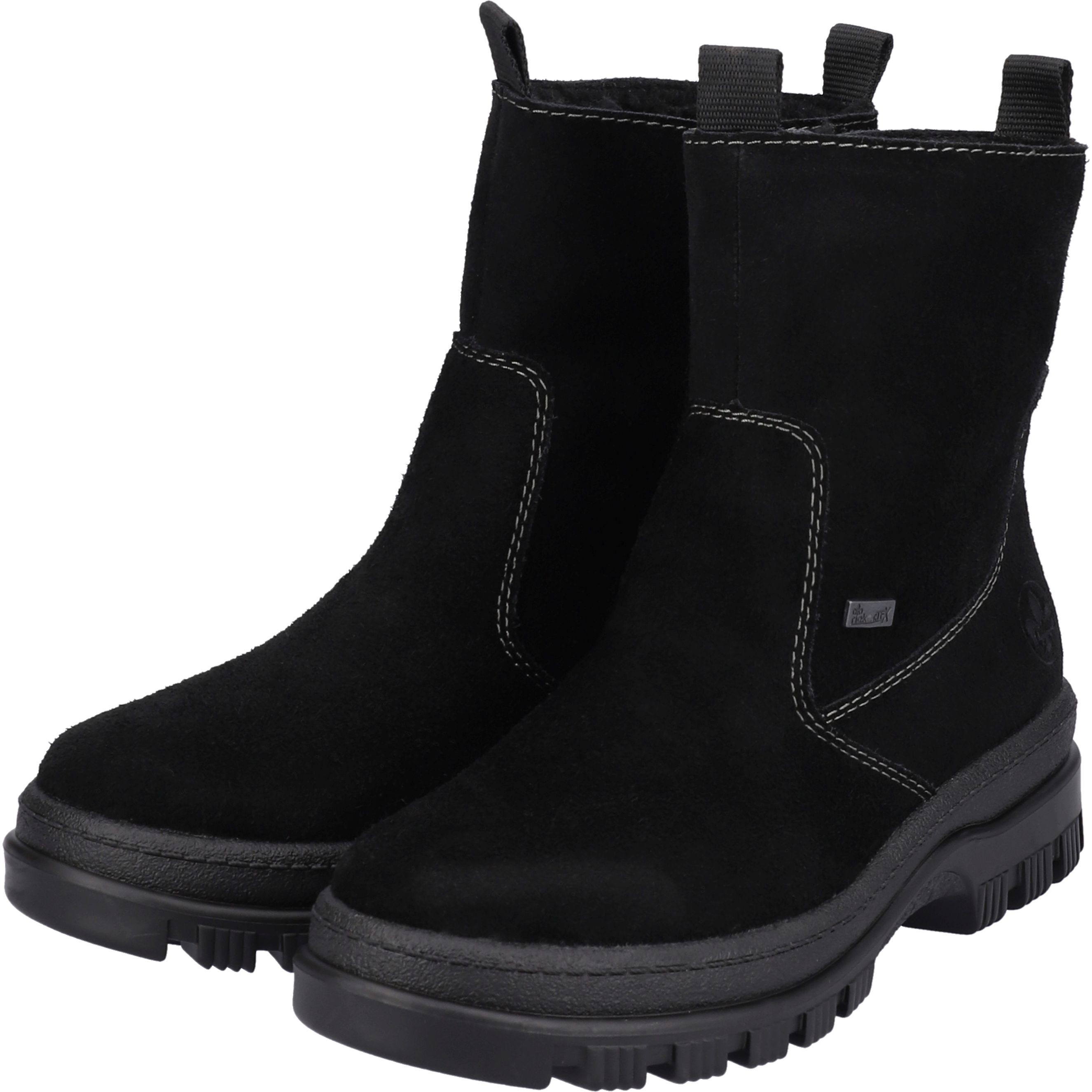 RIEKER Aulinukai moterims, Juoda, Ladies mid height boots 9