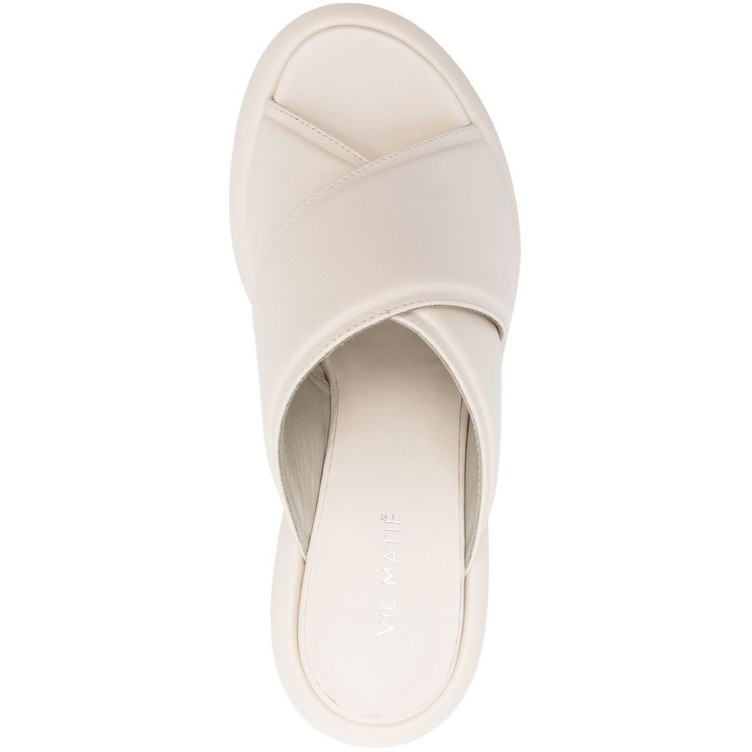 VIC MATIE Aukštakulniai moterims, Balta, Bonbon sandals 4