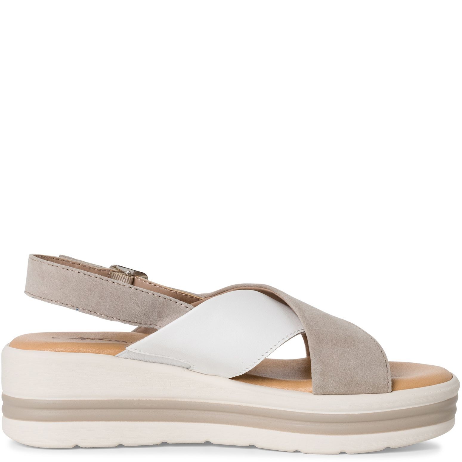 TAMARIS Basutės moterims, Smėlio, Sandals 3