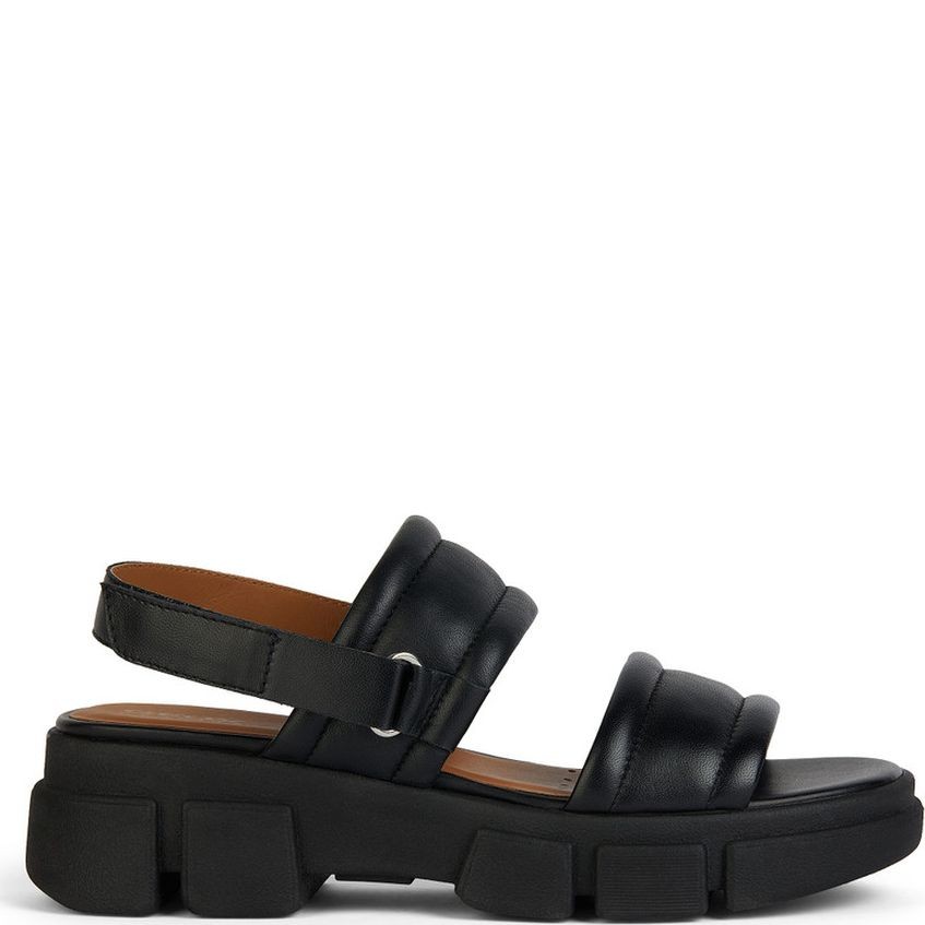 GEOX Basutės moterims, Juoda, Lisbona sandals 1