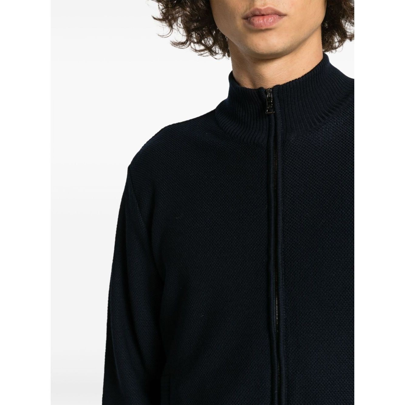 PAULNSHARK Kardiganas vyrams, Mėlyna, Cardigan with zip 4