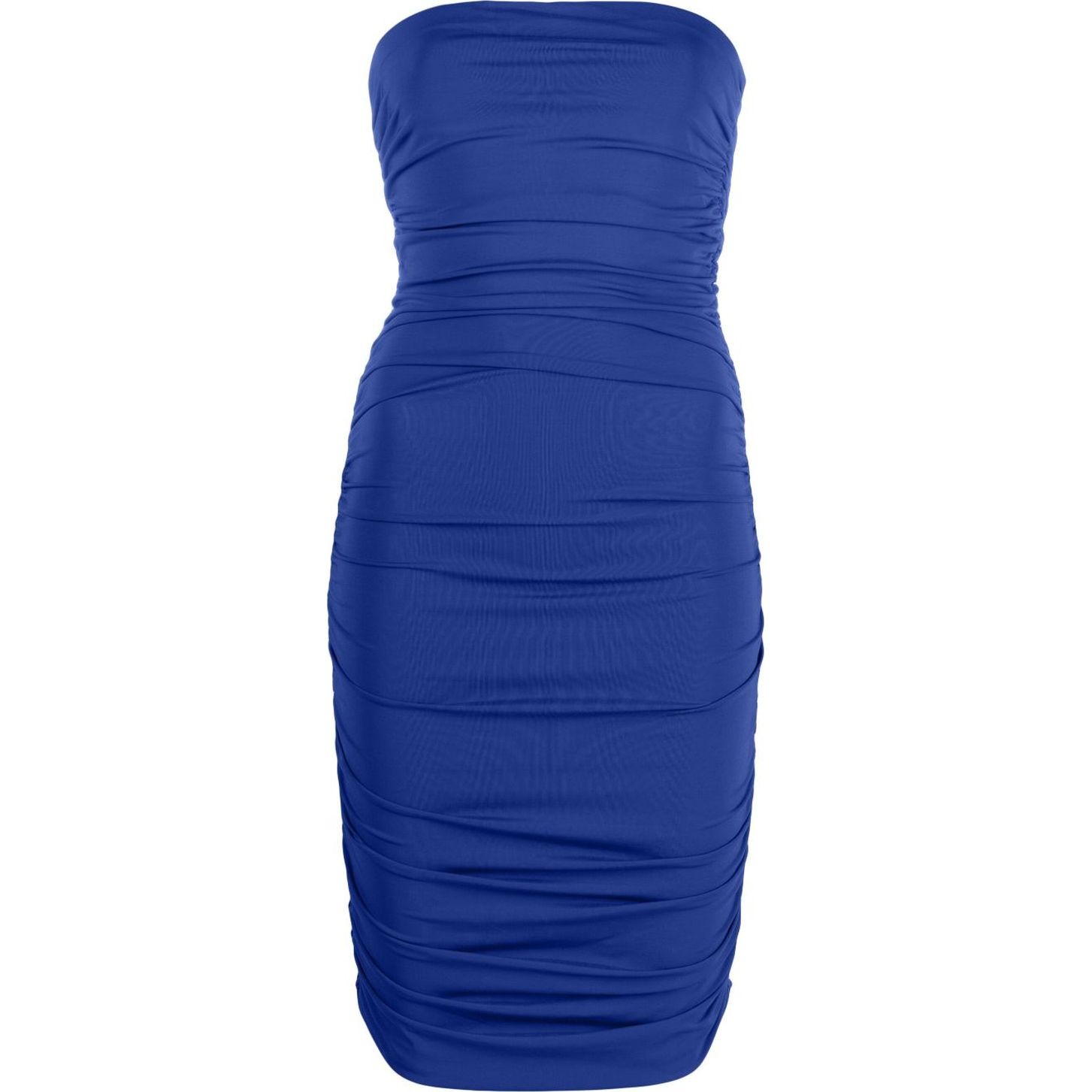 THE ANDAMANE Midi suknelė moterims, purple, Linda strapless mini dress