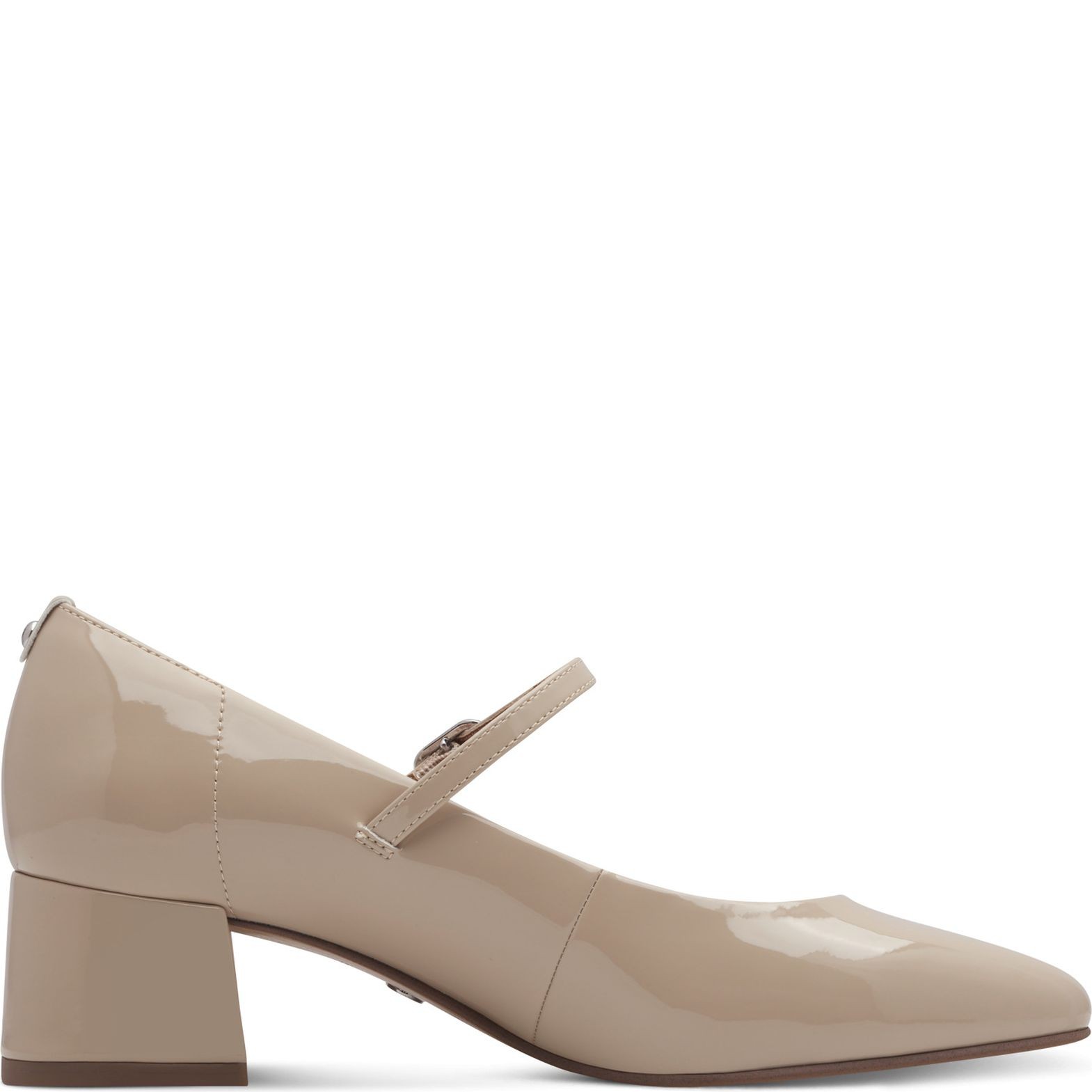 TAMARIS Balerinos moterims, Smėlio, Pump with strap 3