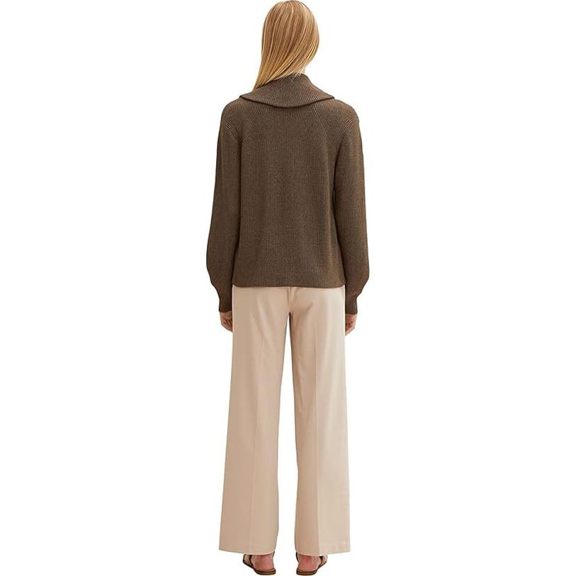 TOM TAILOR Megztinis moterims, Žalia, Megztinis 3