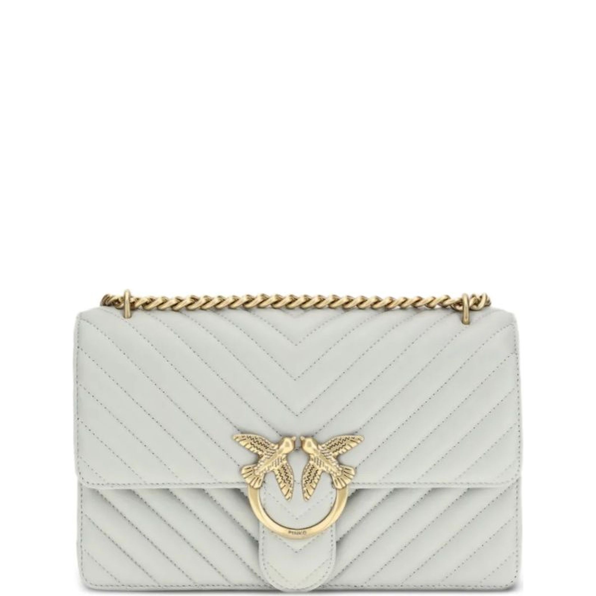 PINKO Rankinė per petį moterims, Mėlyna, Love one classic dc bag 1