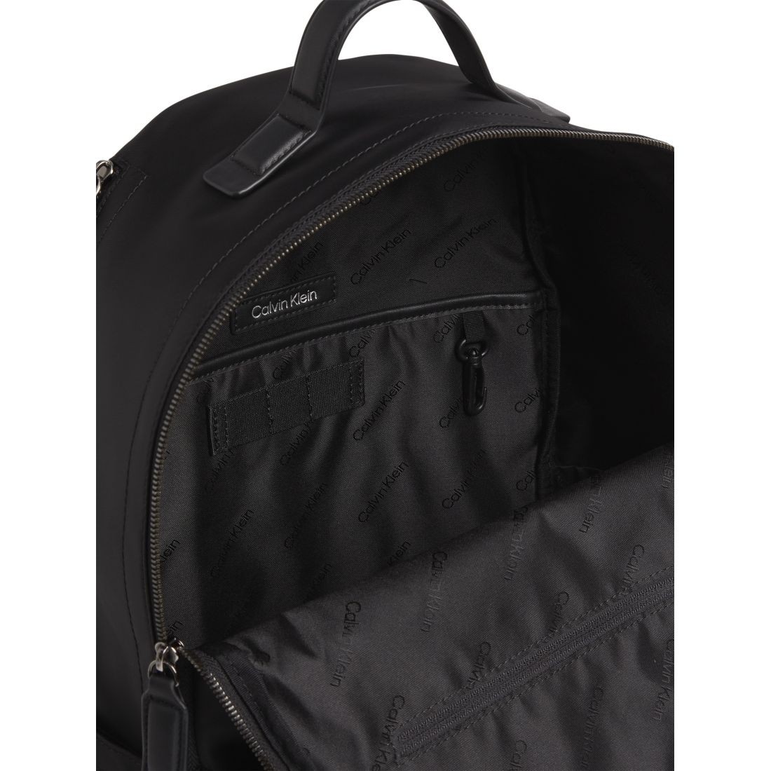 CALVIN KLEIN Kuprinė vyrams, Juoda, Elevated round backpack 3