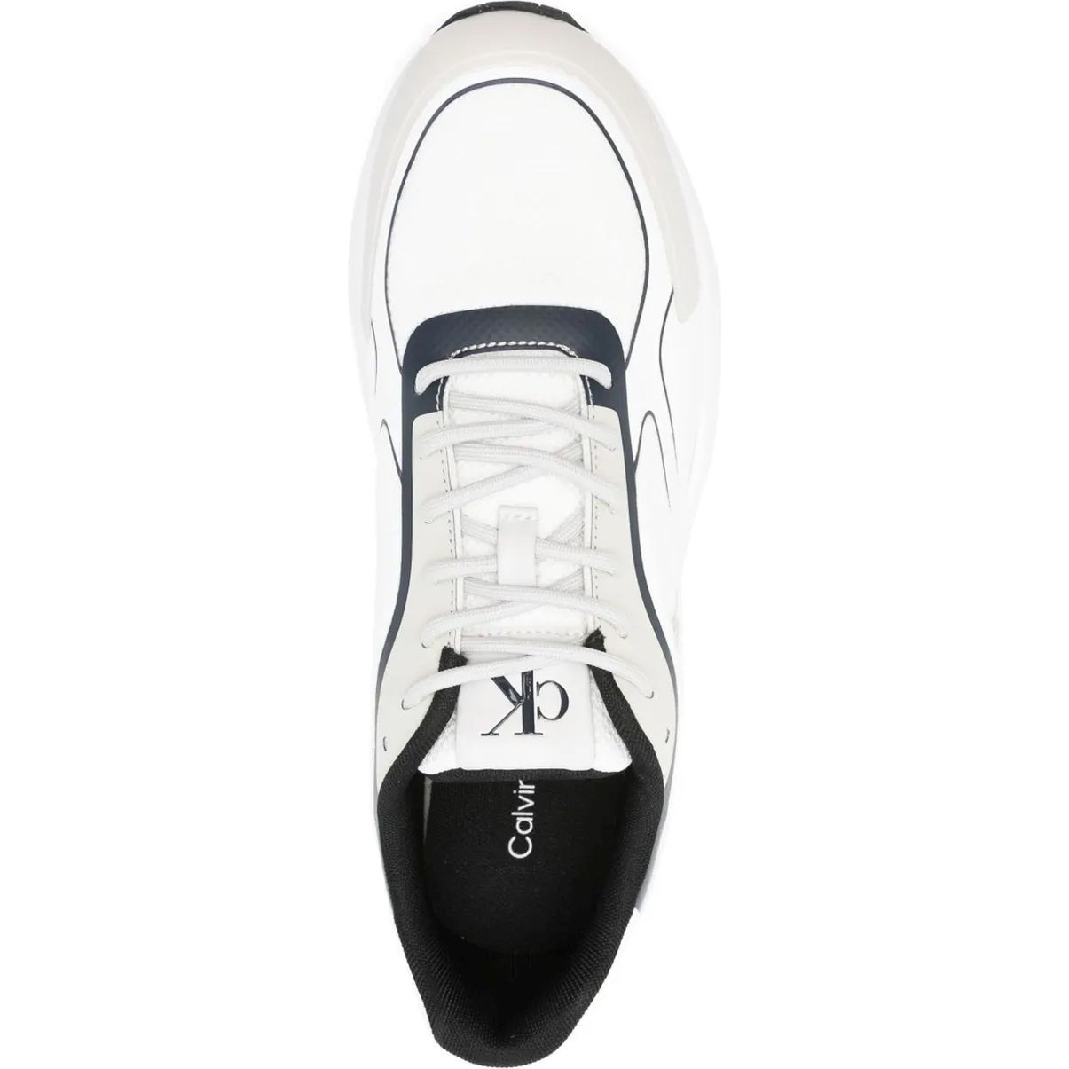 CALVIN KLEIN JEANS Laisvalaikio bateliai vyrams, Balta, Retro tennis low sneaker 4