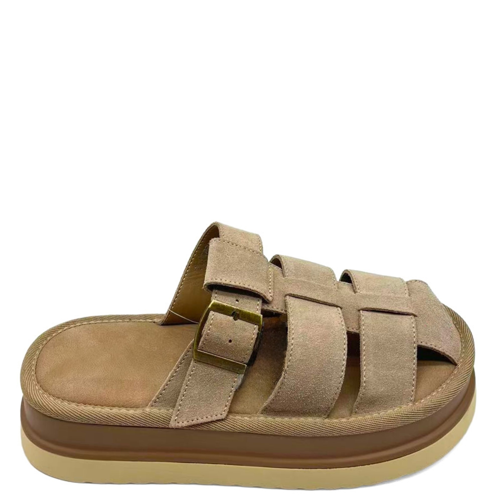 LA CONTE Šlepetės moterims, Smėlio, Slippers 1