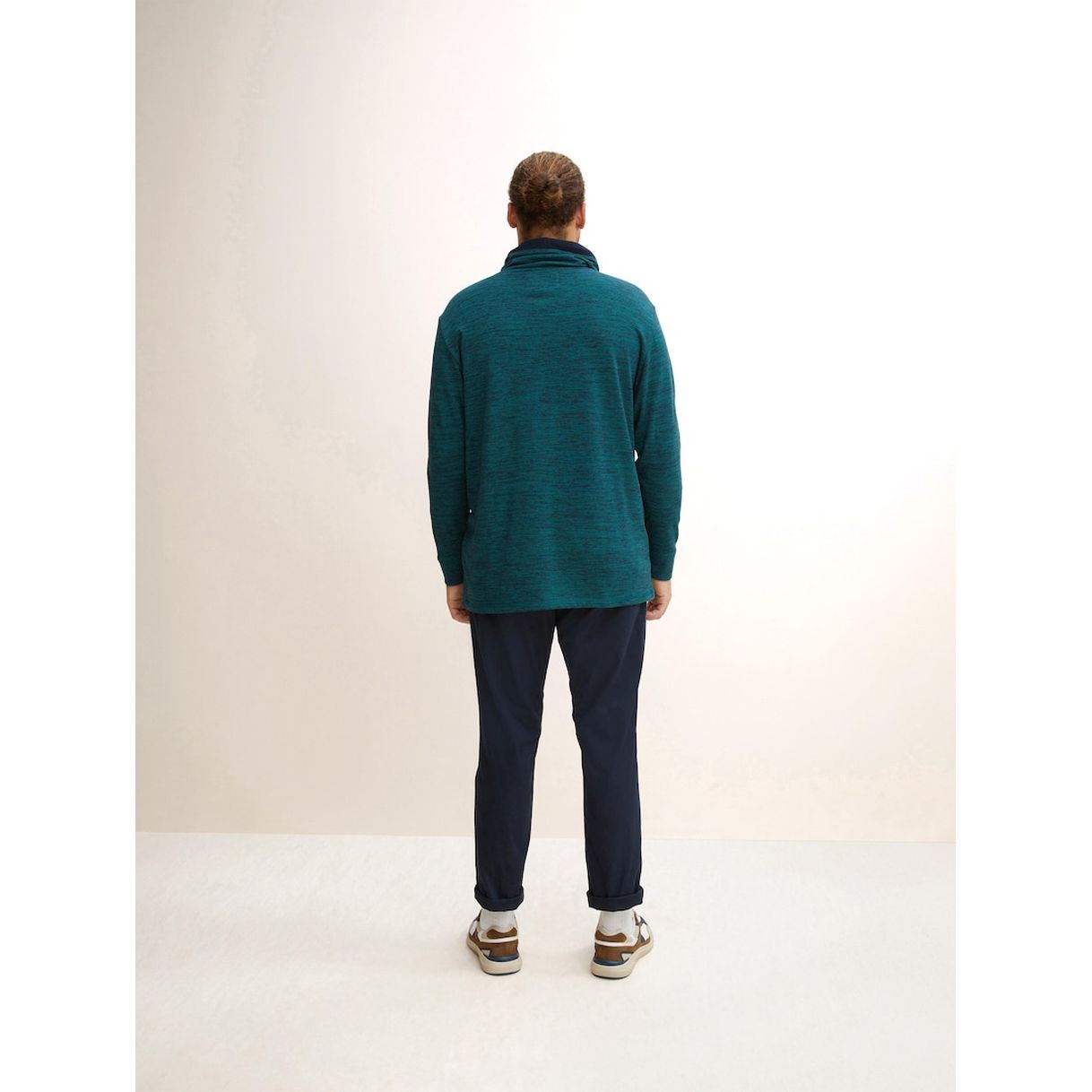 TOM TAILOR Sportinis nertinis vyrams, Žalia, Megztiniai 2