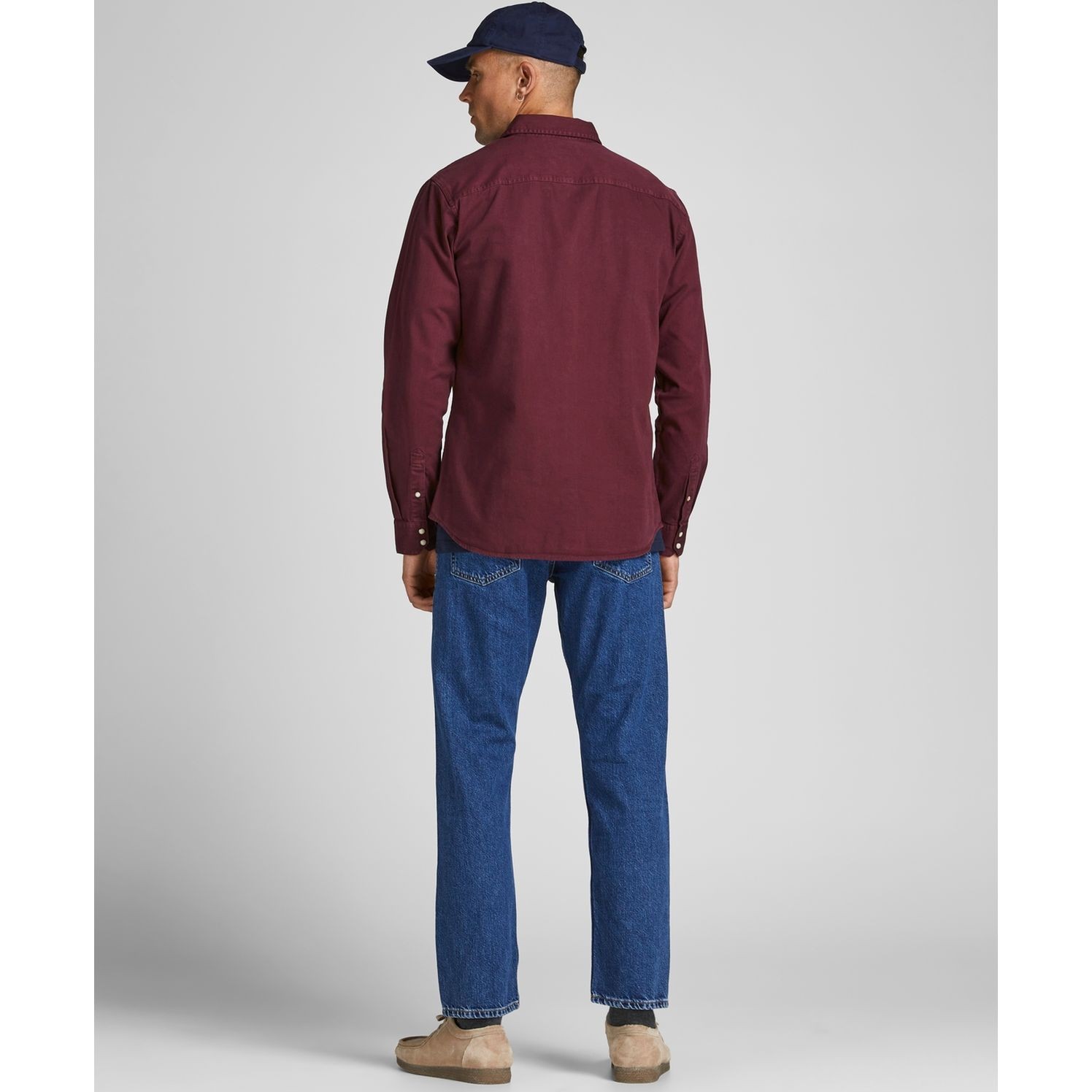 JACK & JONES Marškiniai ilgomis rankovėmis vyrams, Raudona, Marškiniai 3