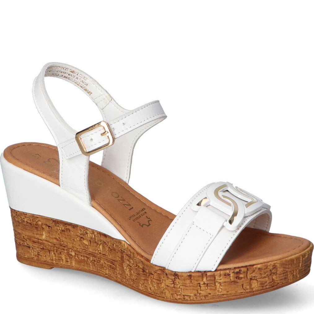 MARCO TOZZI Basutės moterims, Balta, SANDALS 1