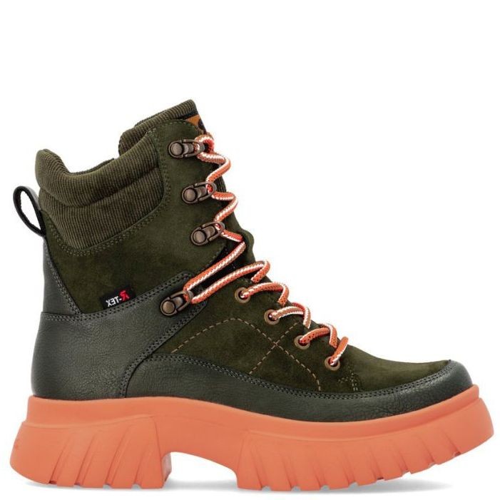 RIEKER EVOLUTION Aulinukai moterims, Žalia, Ladies mid height boots 2
