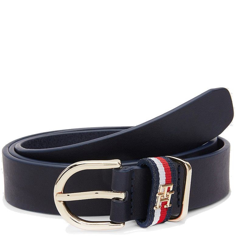 TOMMY HILFIGER Diržas moterims, Mėlyna, TH TIMELESS 2.5 CORP