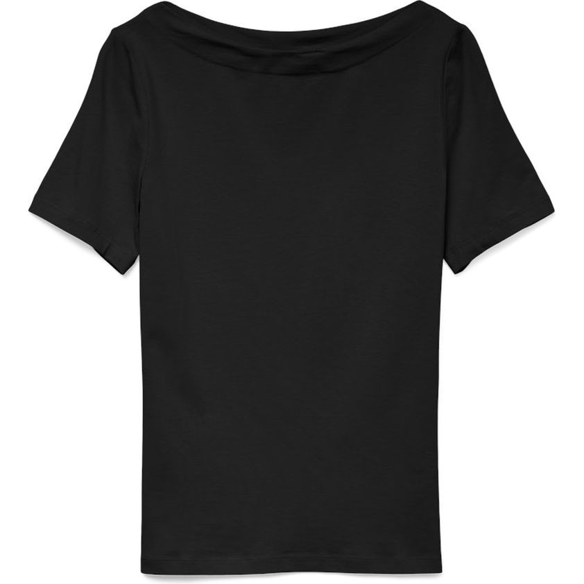 VERO MODA Palaidinės moterims, Juoda, VMPANDA MODAL S/S TO 1