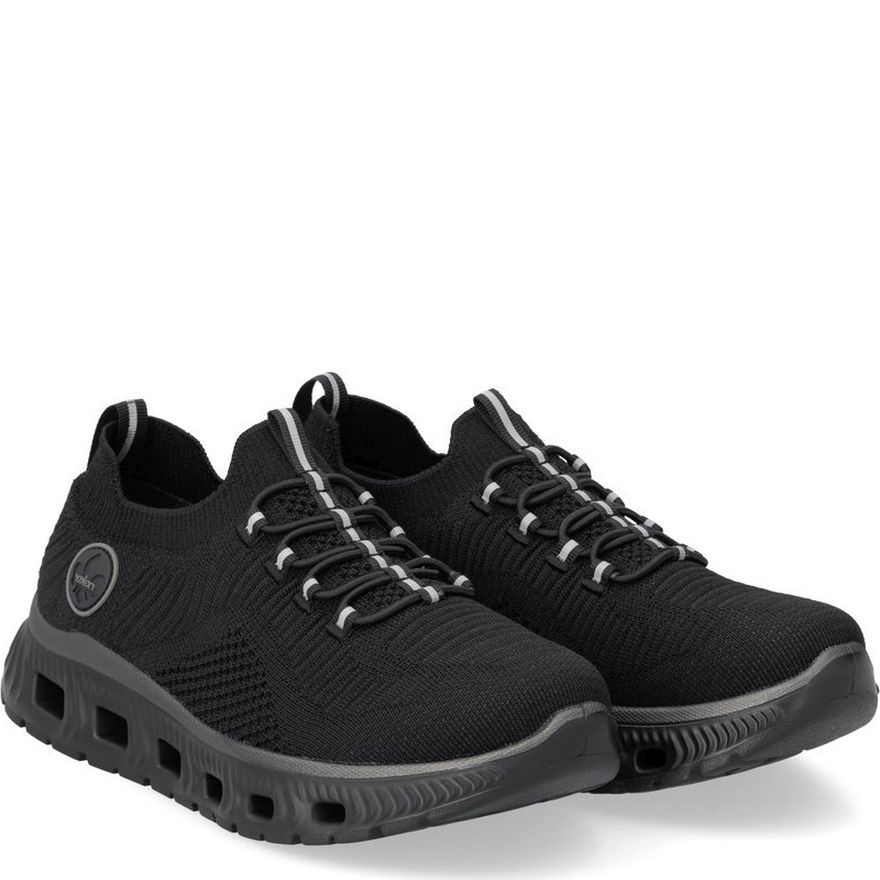 RIEKER Laisvalaikio bateliai moterims, Juoda, Ladies shoes 1