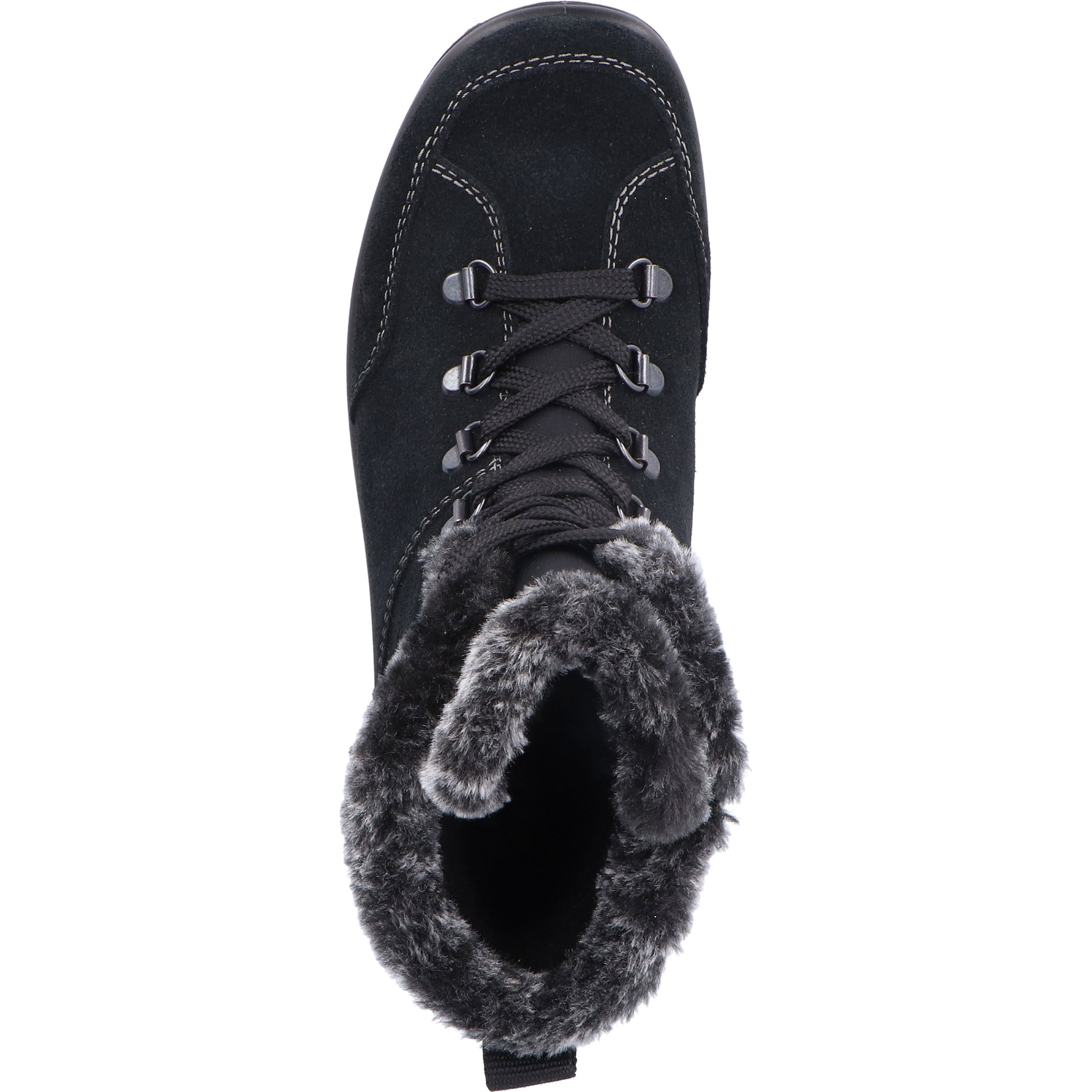 RIEKER Auliniai moterims, Juoda, Ladies mid height boots 8