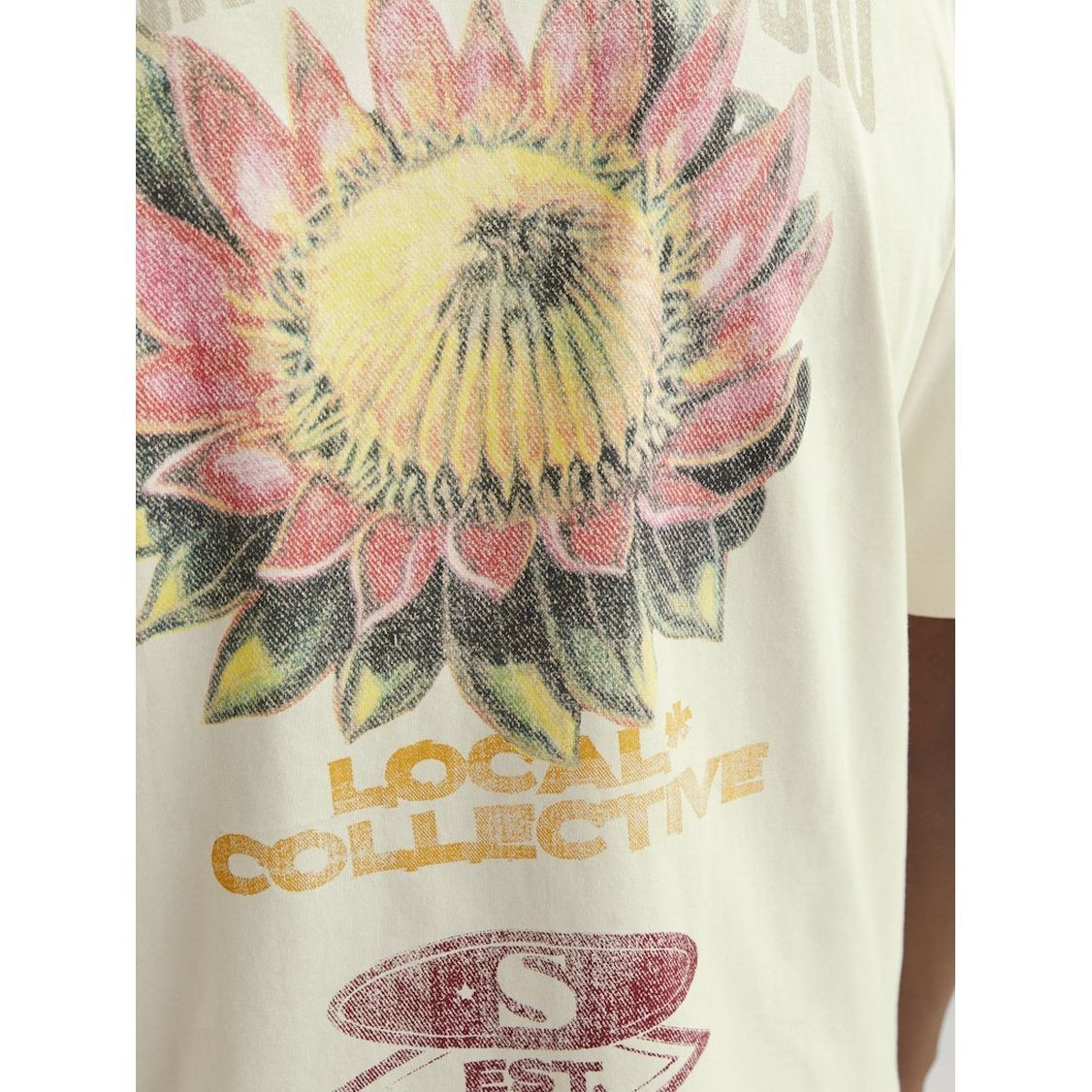 JACK & JONES Marškinėliai vyrams, Geltona, Retiro back tee 4