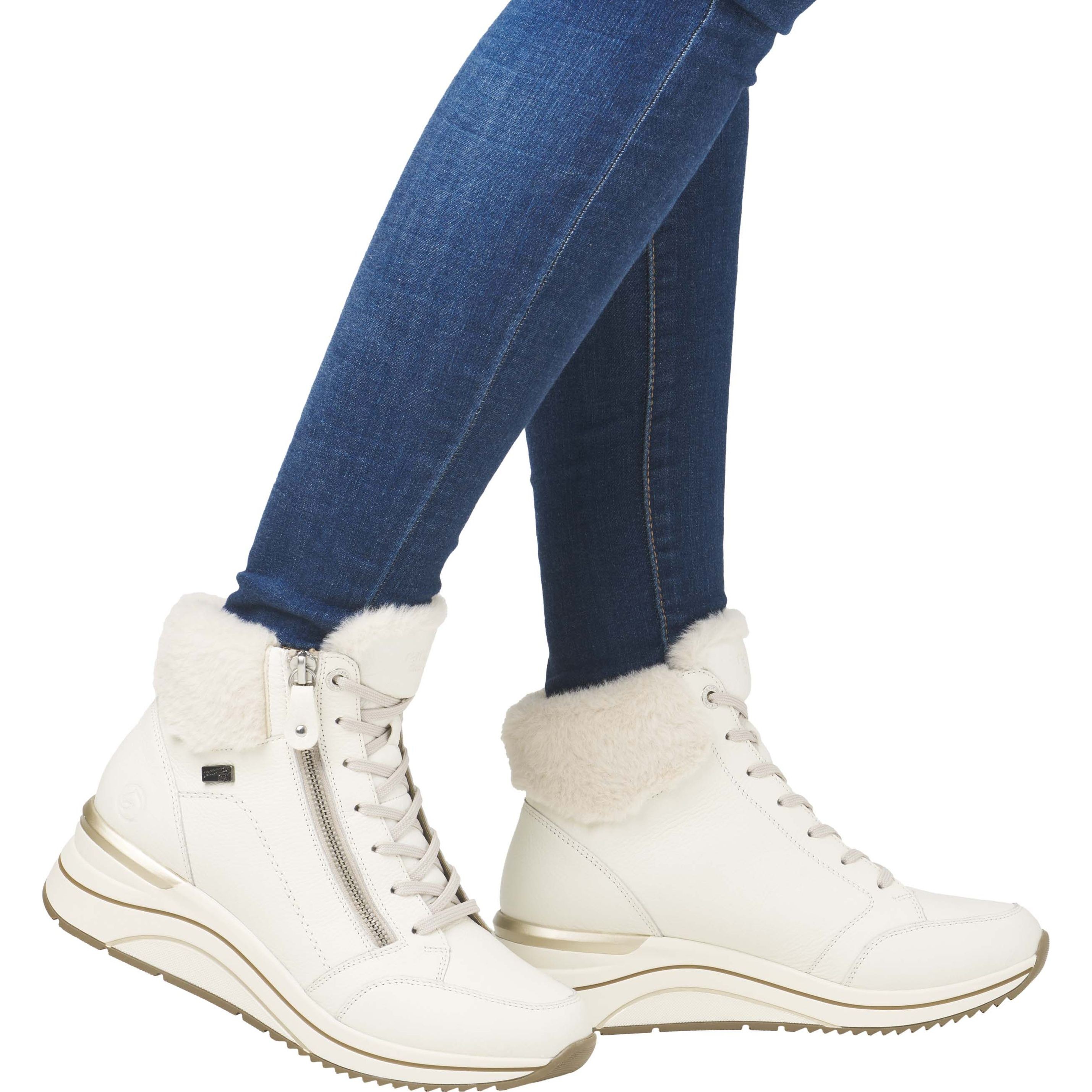 REMONTE Aulinukai moterims, Balta, Ladies mid height boots 2