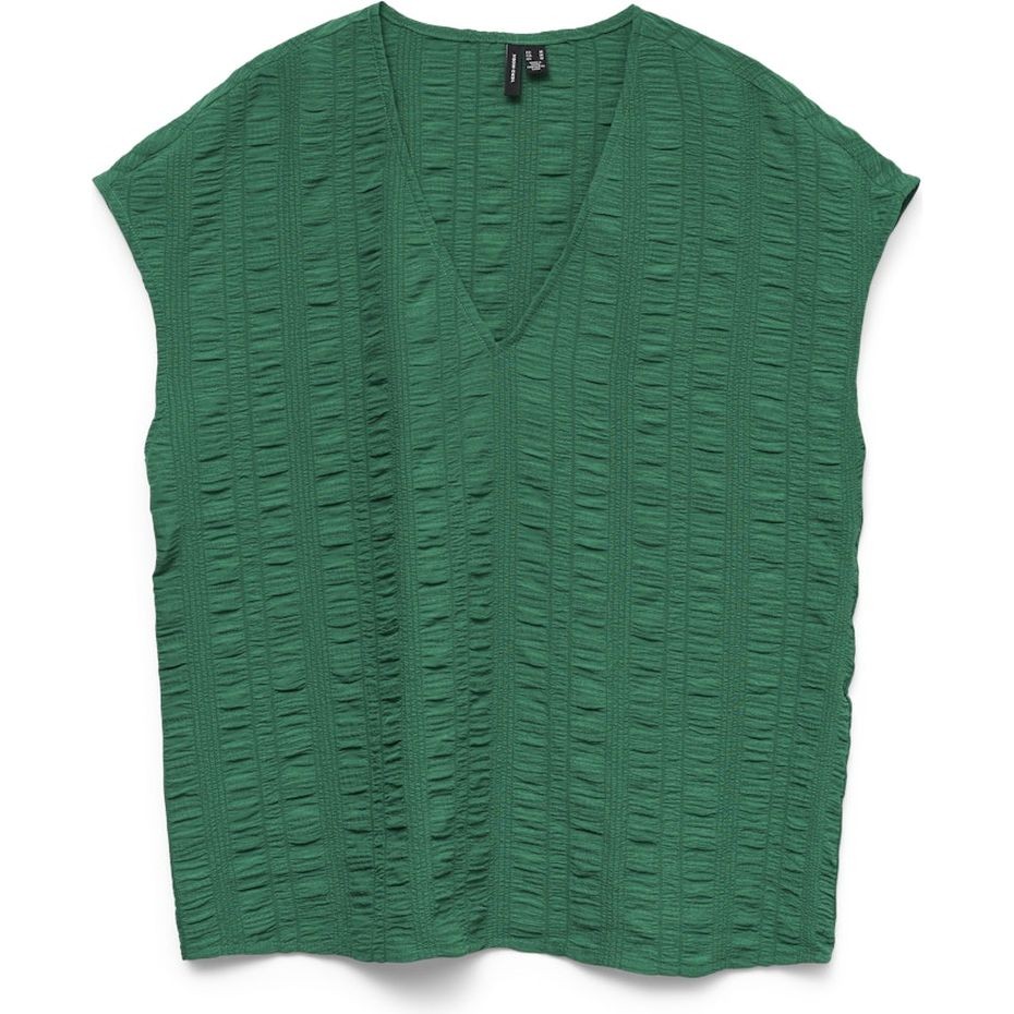 VERO MODA Palaidinės moterims, Žalia, Noella v-neck wide top