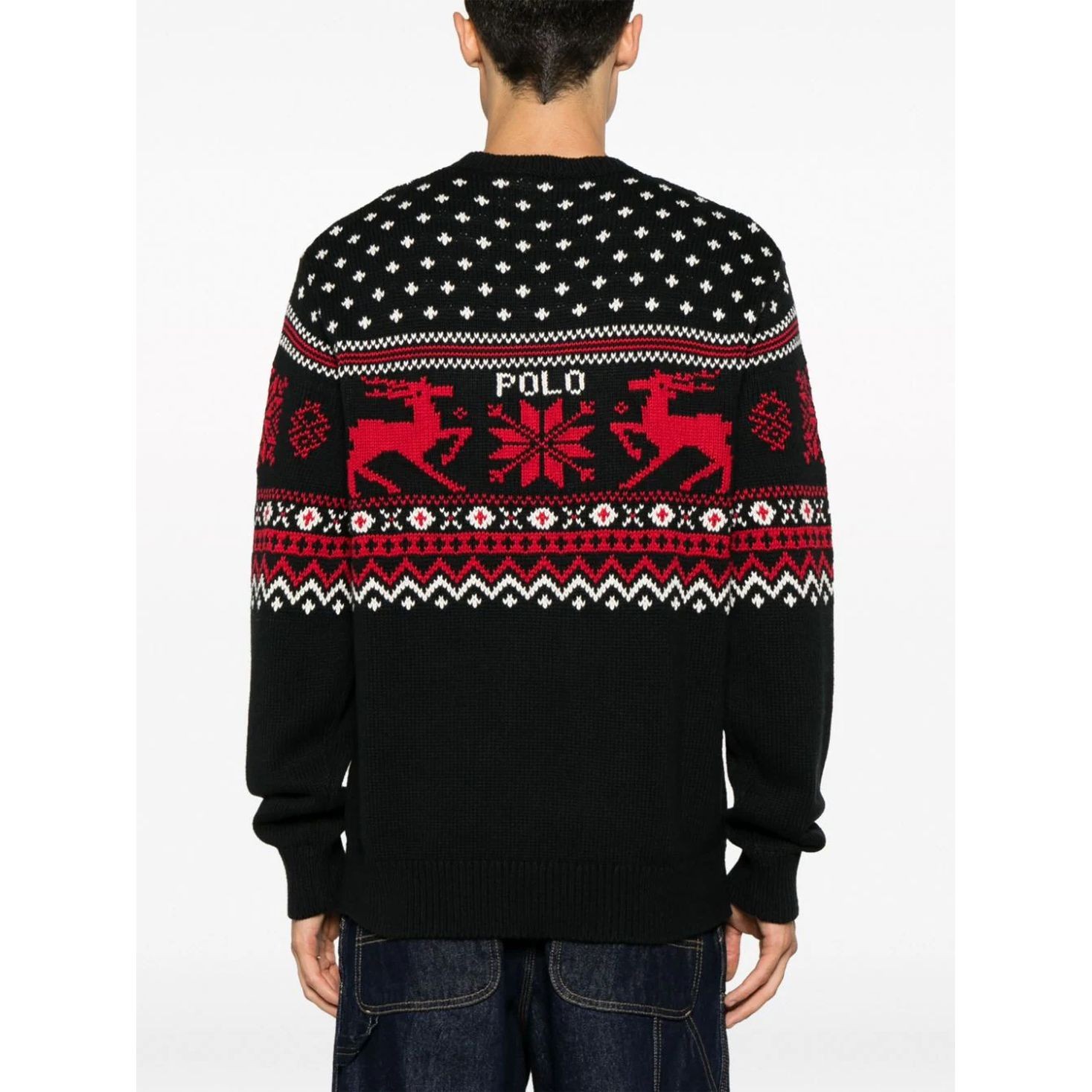 POLO RALPH LAUREN Sportinis nertinis vyrams, Juoda, Long sleeve pullover 4