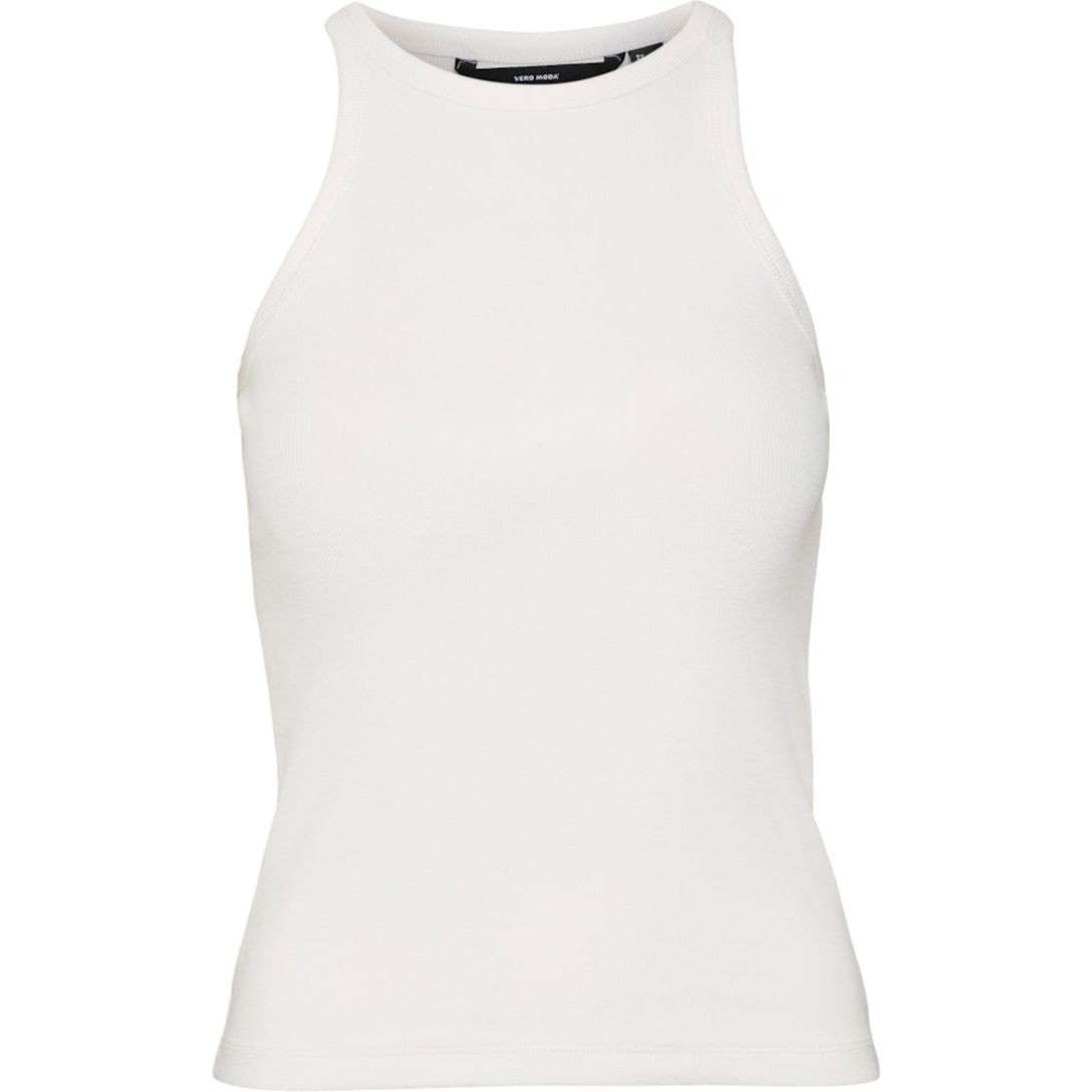 VERO MODA Marškiniai be rankovių moterims, Balta, Chloe short tank top 1