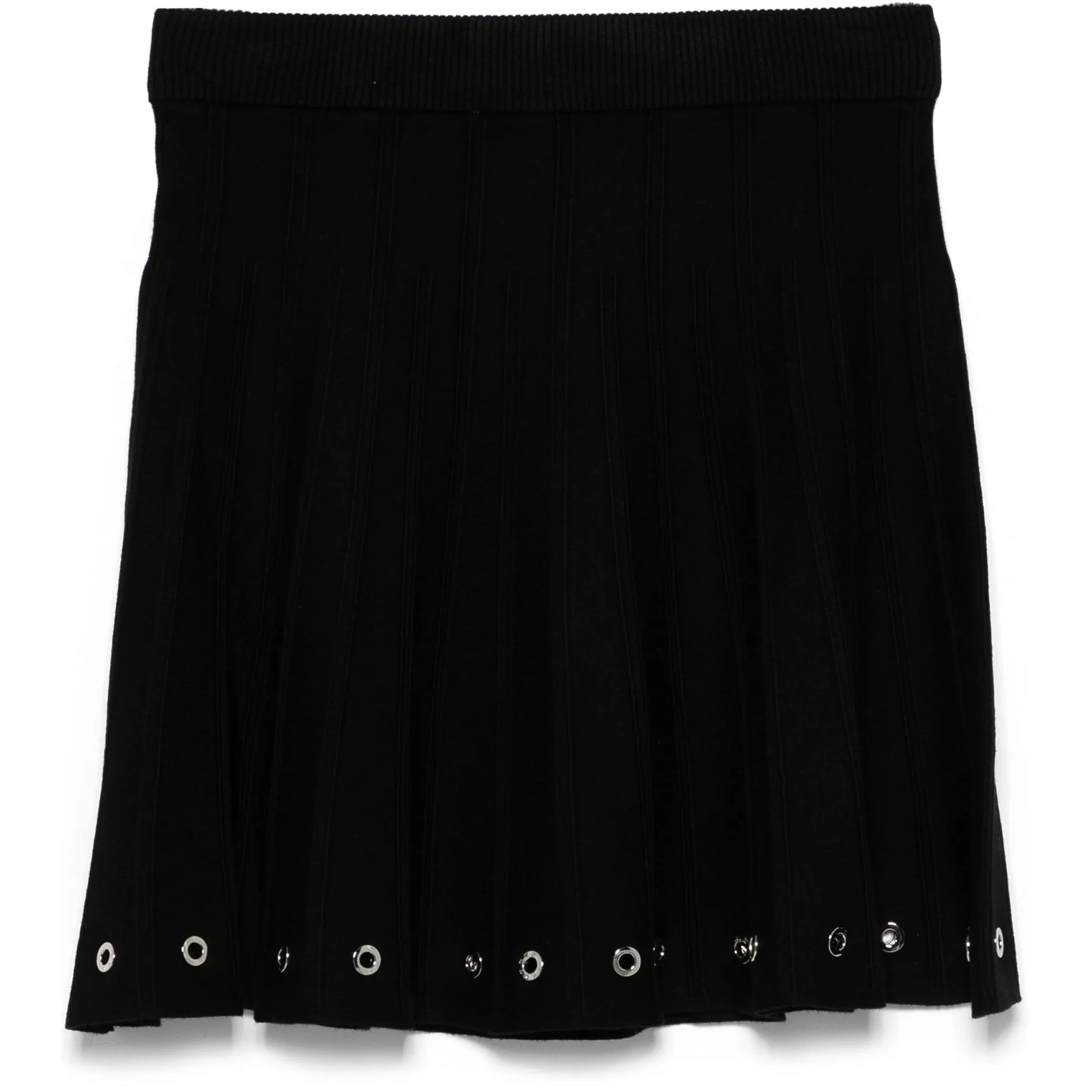 DKNY Mini sijonas moterims, Juoda, Logo gromet swtr skr 2