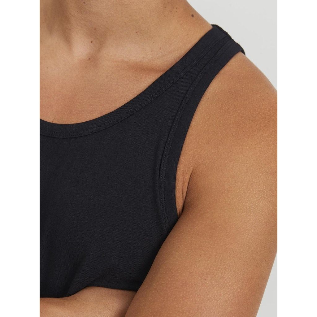 JACK & JONES Marškinėliai vyrams, Juoda, JJEBASIC TANK TOP NO 3