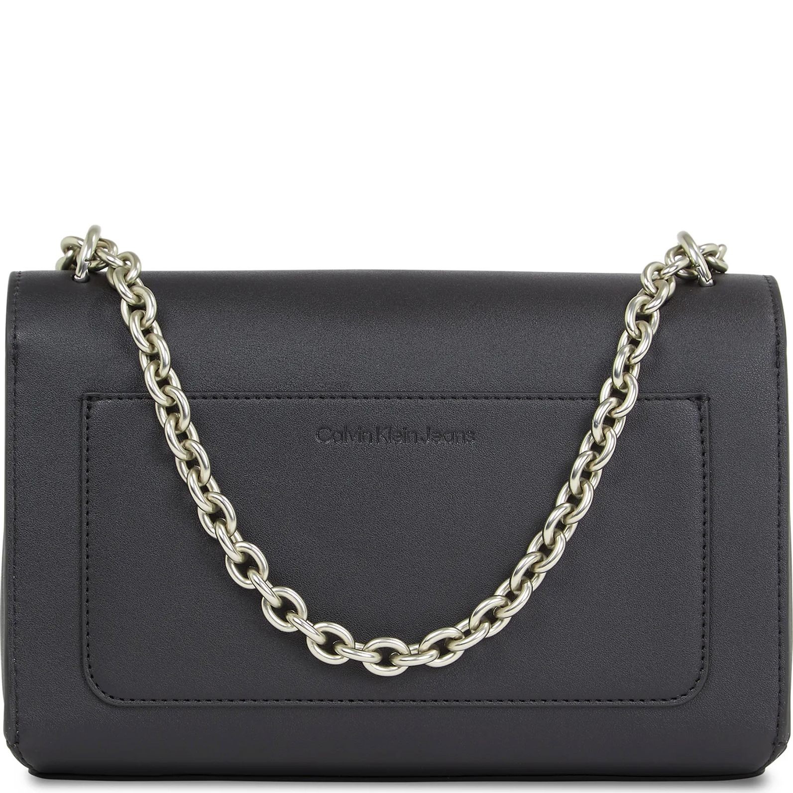 CALVIN KLEIN JEANS Rankinė per petį moterims, Juoda, Sculpted flap crossbody 2