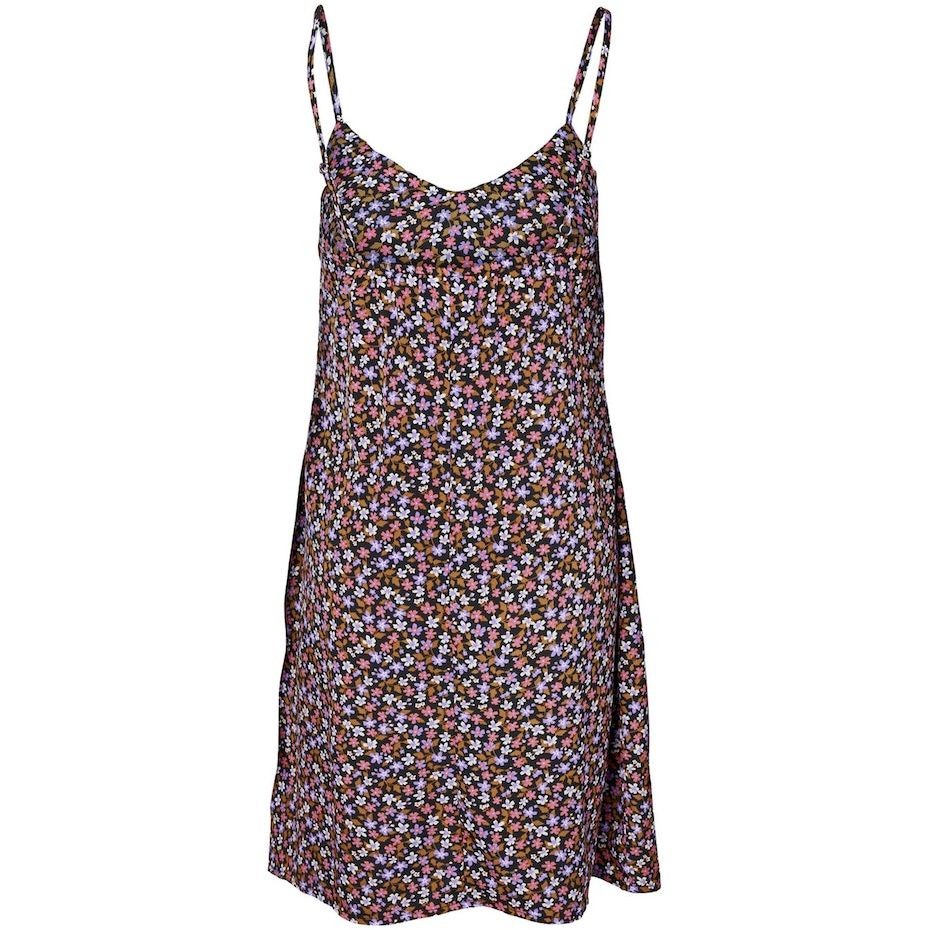 NOISY MAY Mini suknelė moterims, Juoda, NMRUE STRAP MINI DRES 2