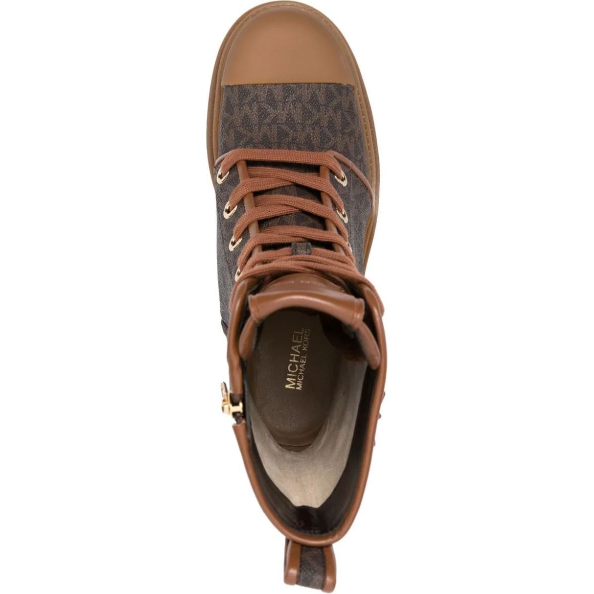 MICHAEL KORS Aulinukai moterims, Ruda, Hanley bootie 4