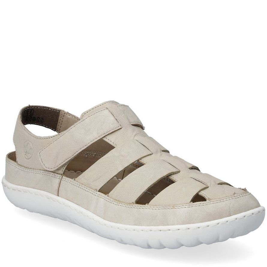 RIEKER Basutės moterims, Smėlio, SANDALS 1