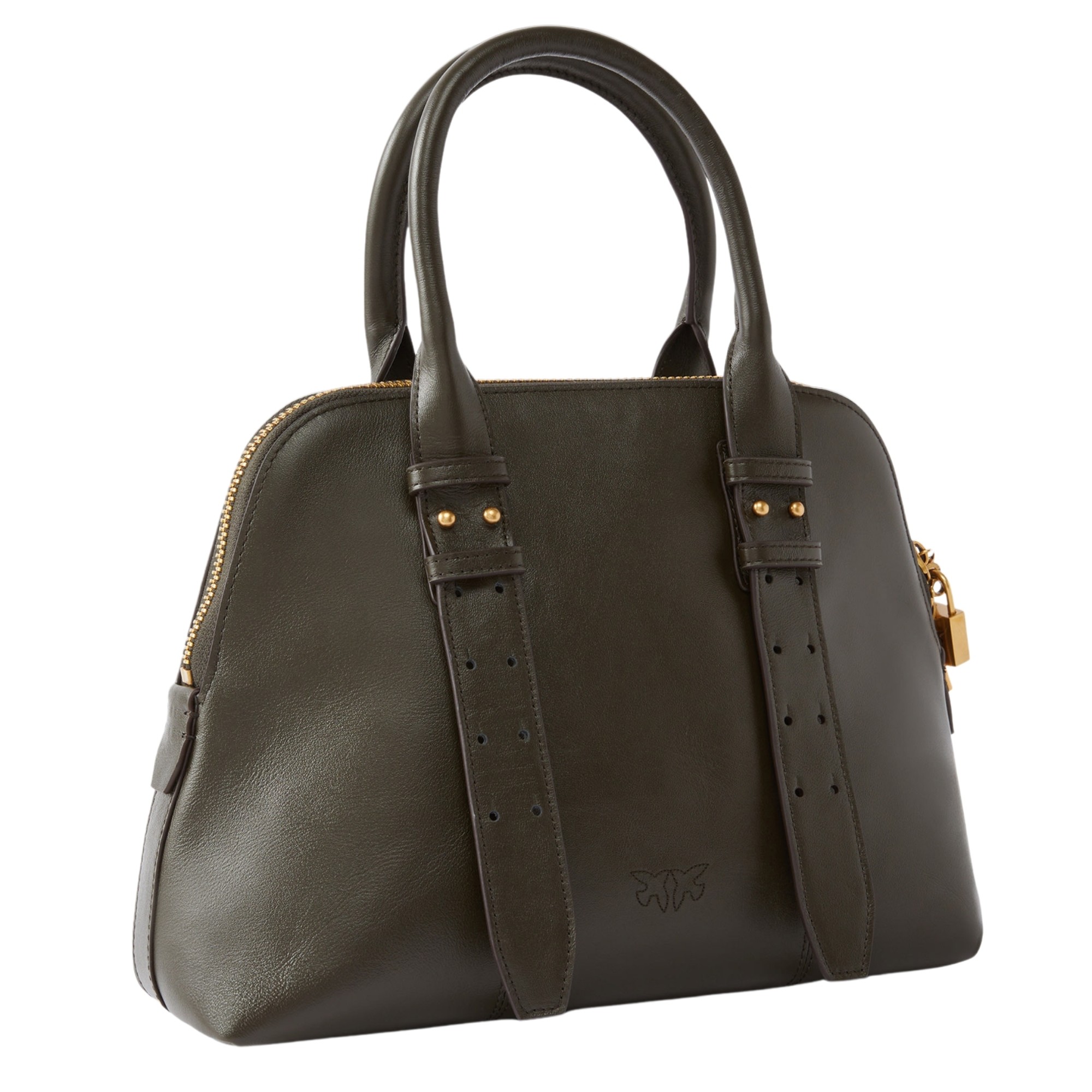 PINKO Pirkinių krepšys moterims, Ruda, Bowling bag medium 2