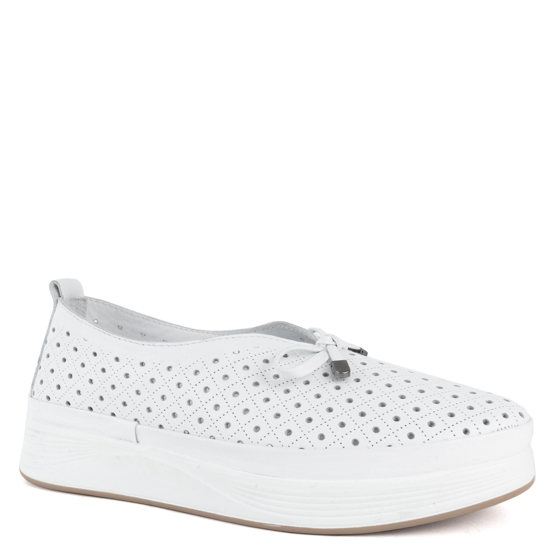 LA CONTE Balerinos moterims, Balta, Ballerinas 1