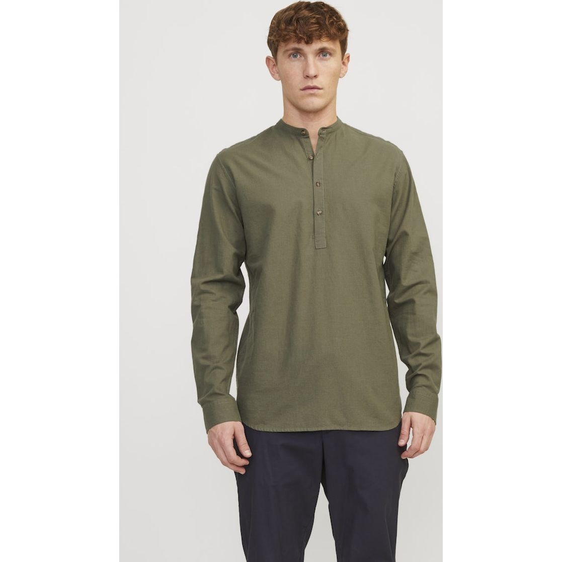 JACK & JONES Marškiniai vyrams, Žalia, Jjesummer shirts 2