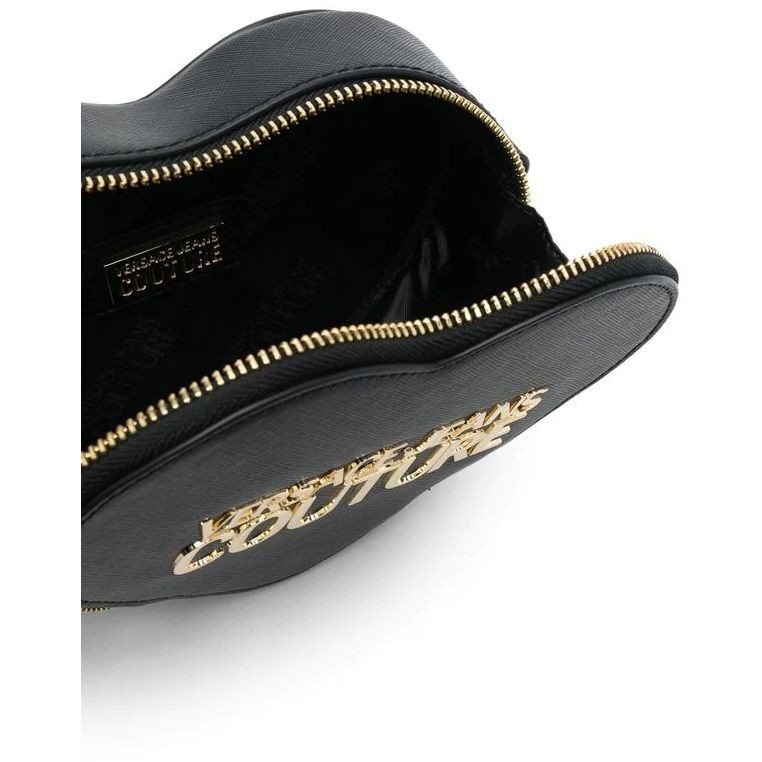 VERSACE JEANS CUTURE Rankinė per petį moterims, Juoda, Range l - logo lock crossbody 4