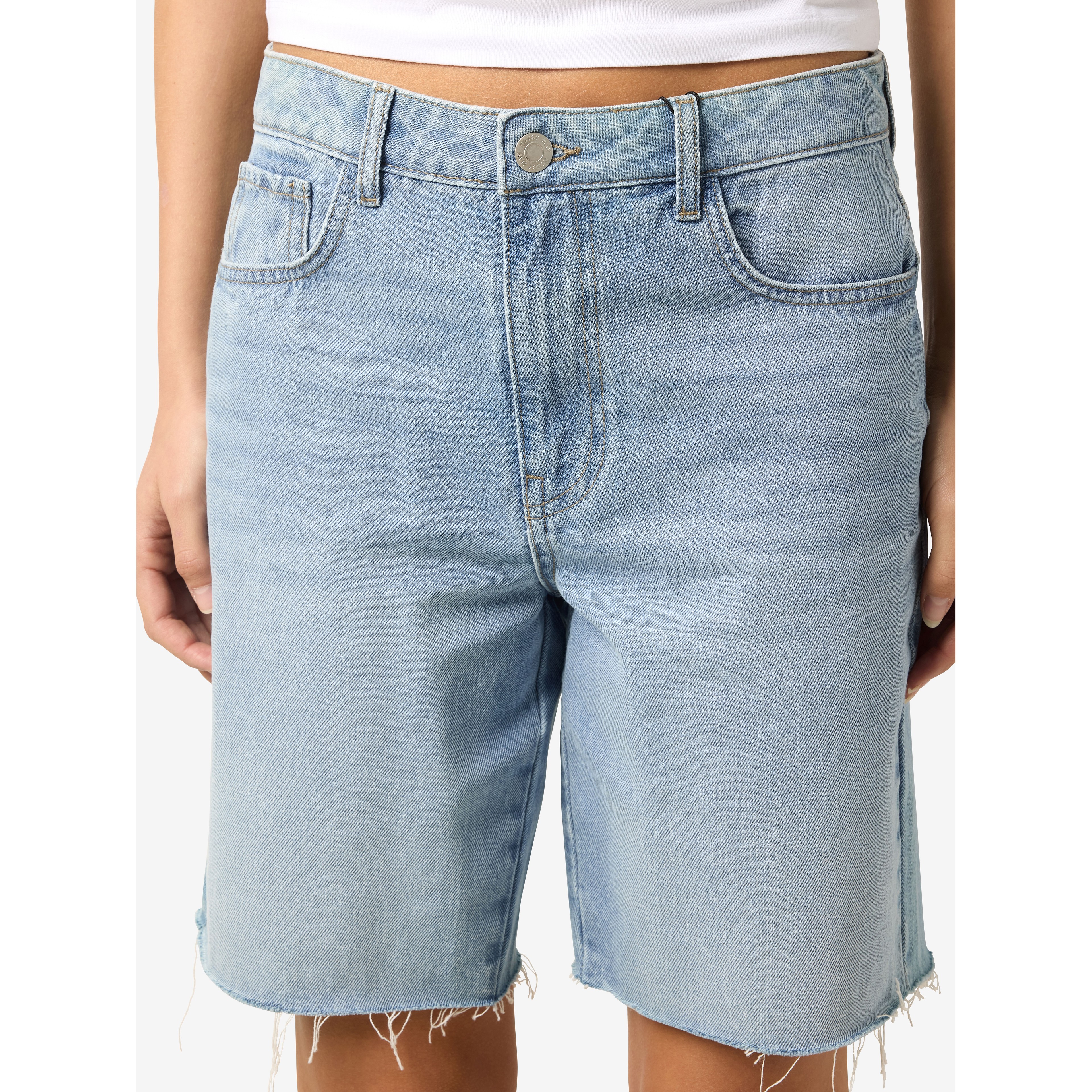 NOISY MAY Šortai moterims, Mėlyna, Holla loose short 5