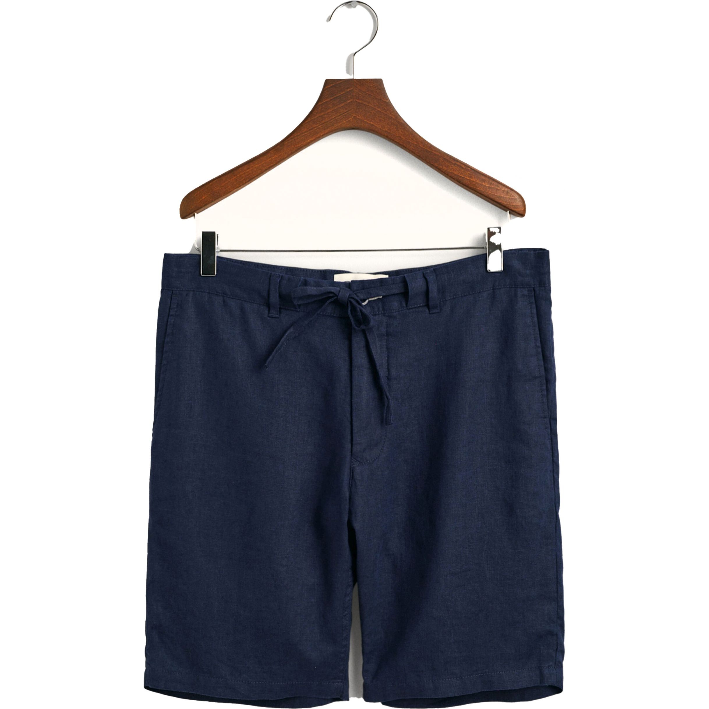 GANT Šortai vyrams, Mėlyna, RELAXED LINEN DS SHORTS 1