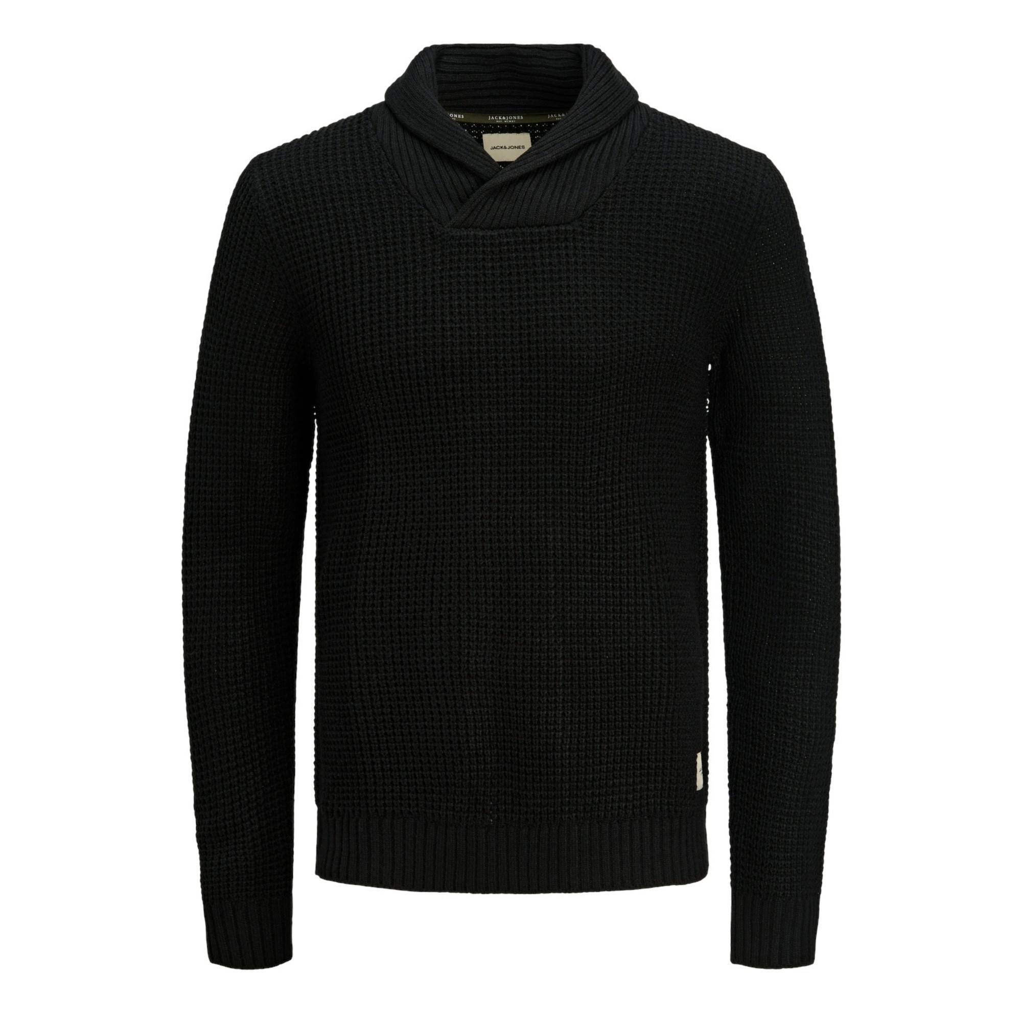 JACK & JONES Megztinis vyrams, Juoda, Megztiniai