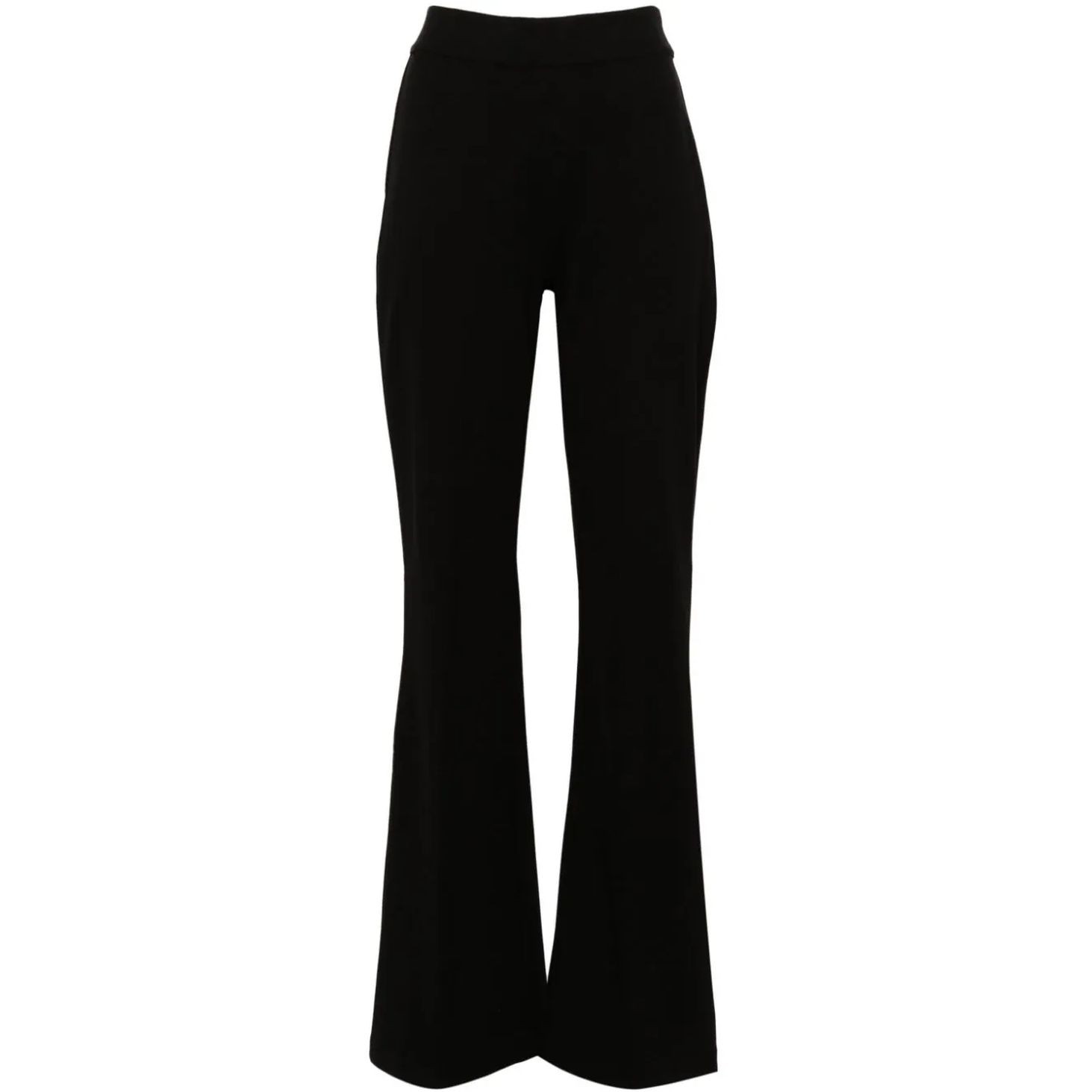 DKNY Kelnės moterims, Juoda, Pull on silky ponte flare pant 1