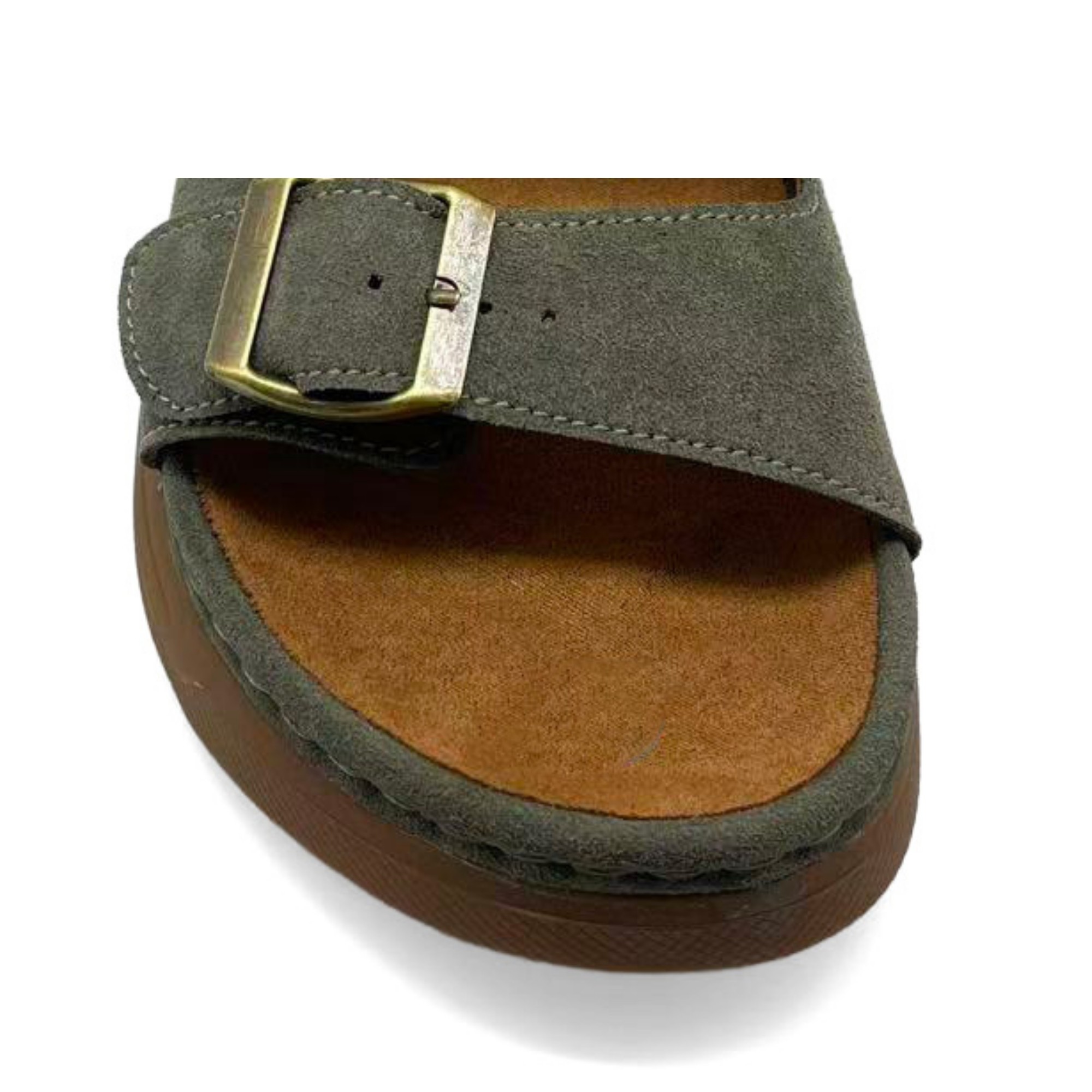 LA CONTE Basutės moterims, Žalia, Sandals 4