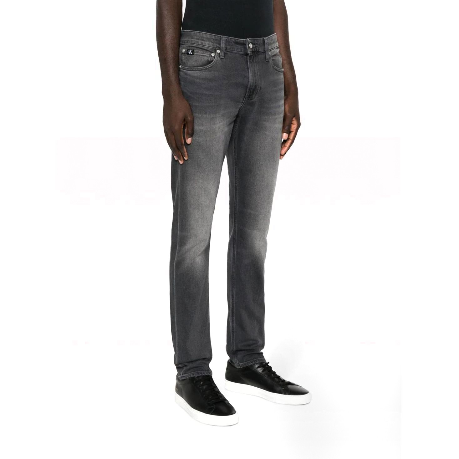 CALVIN KLEIN JEANS Aptempti džinsai vyrams, Pilka, Slim 2